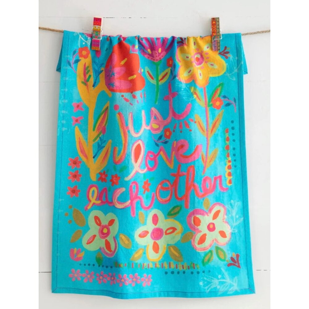 NEW natural life tea towel 🤍